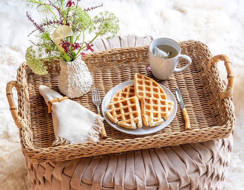 HOMEMADE WAFFLES