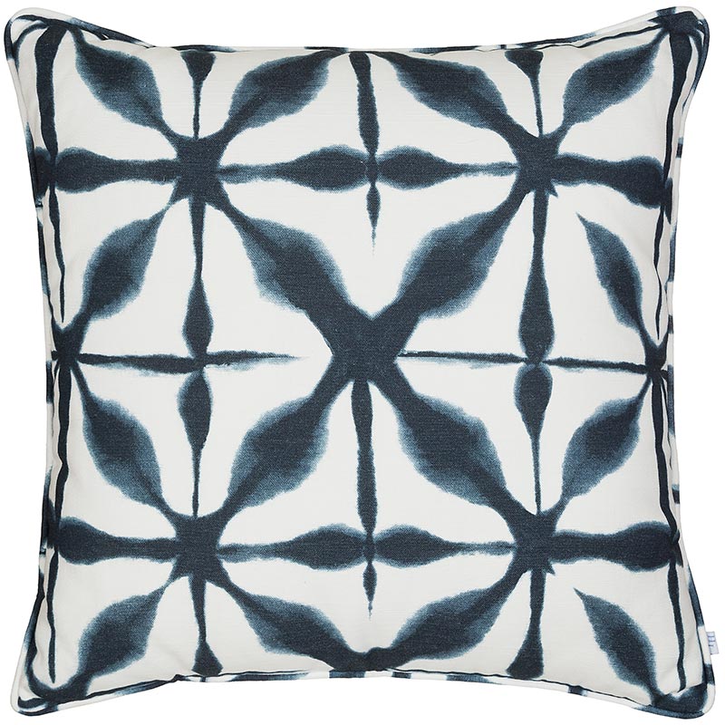 Pillow Blue Ikat Theodora Home International
