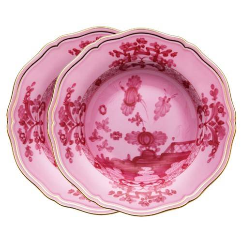 Set of 2 Pasta Plates Oriente Italiano