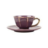 Coffee Cup Purple Vintage