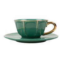Tea Cup Green Vintage