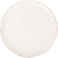 Gold Plate Dessert Set