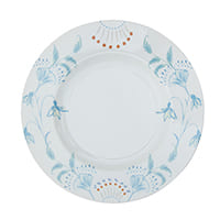Dinner Plate Flora Blu