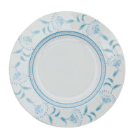 Dessert Plate Flora Blu