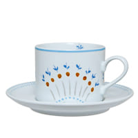Tea Cup Flora Blu