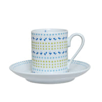 Coffe Cup Flora Blu