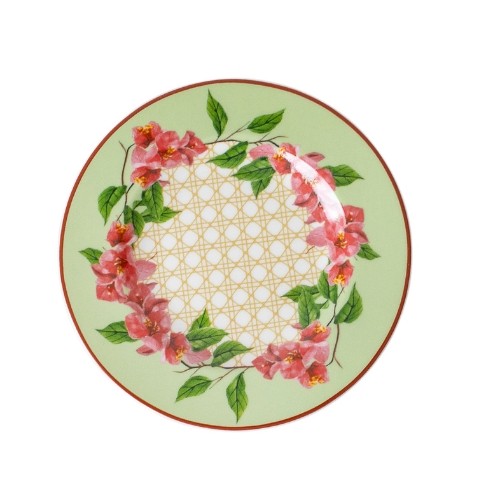 Bougainvillea Bread Plate