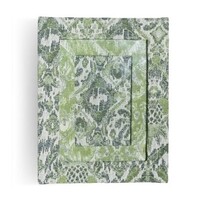 Porta Retrato Ikat Tropical Verde Jacquard