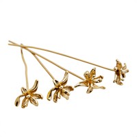 Stem Flower Sculpture Set III